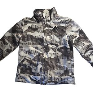 Adidas Monochrome Patterned Jacket